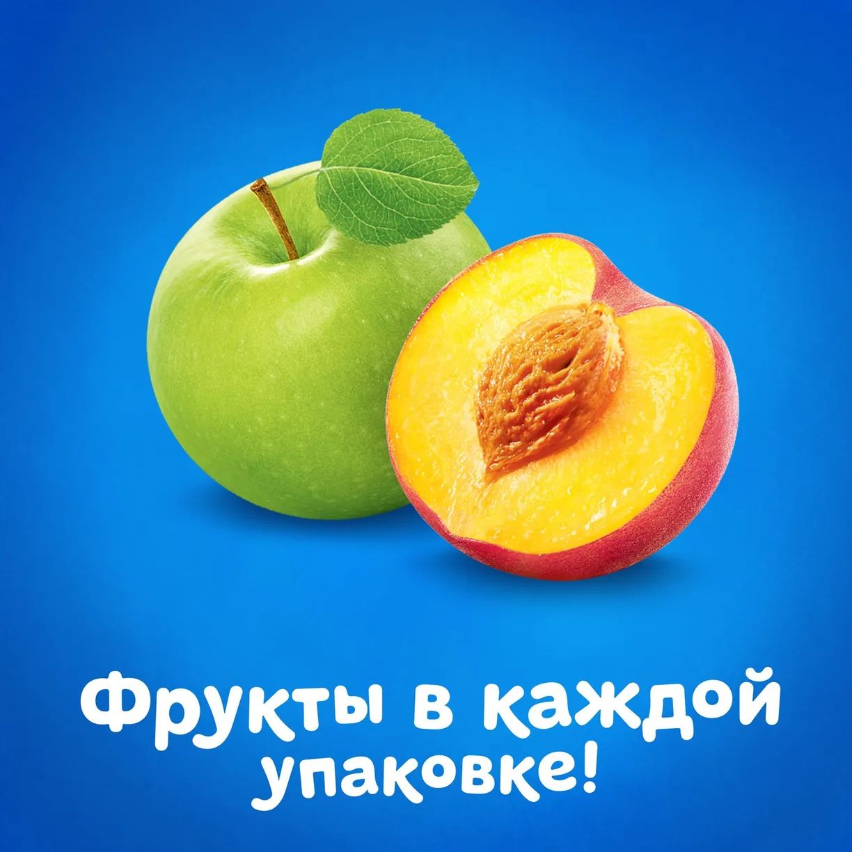 Пюре Агуша яблоко-персик 90г с 5месяцев
